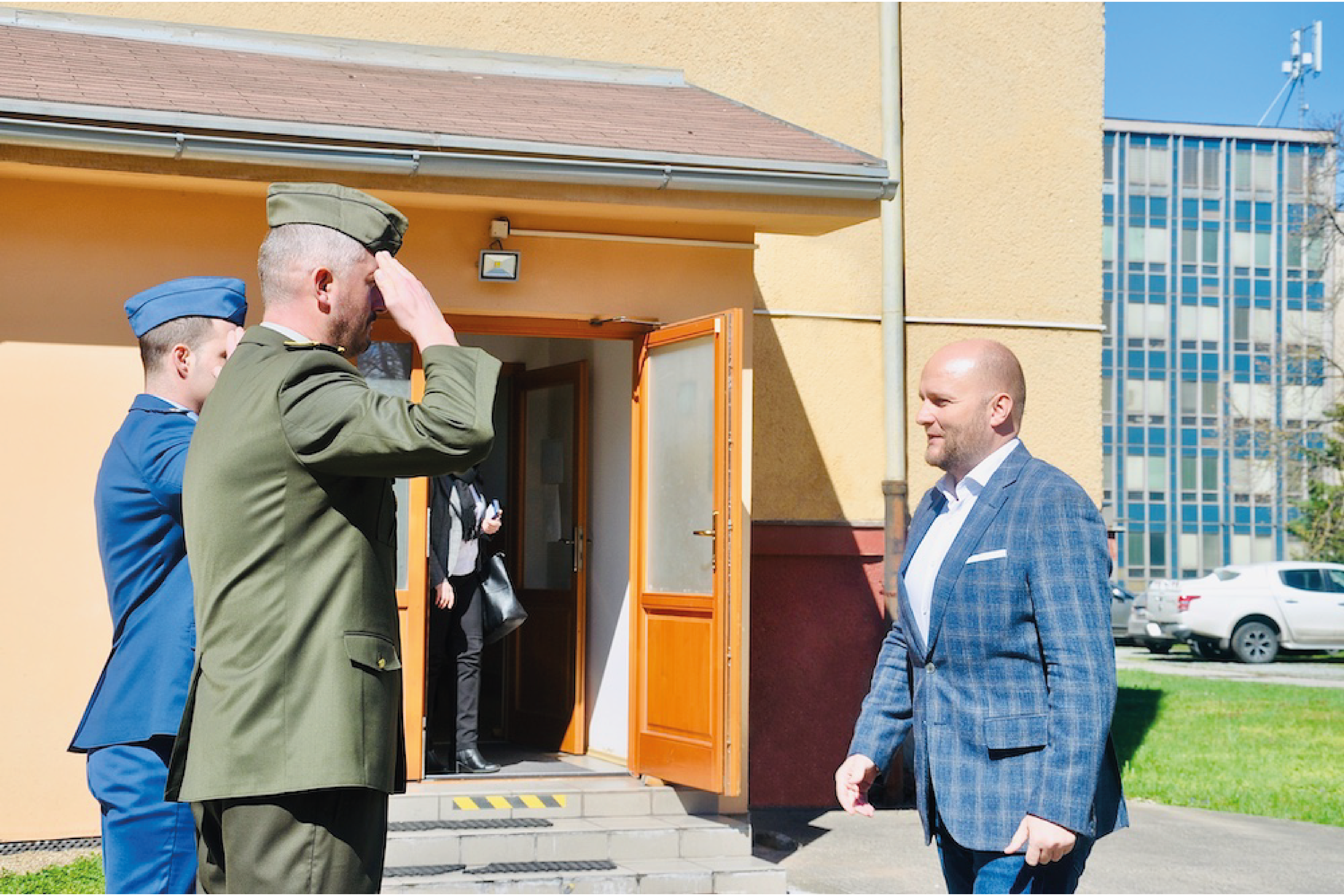 Návšteva ministra obrany SR Jaroslava Naďa